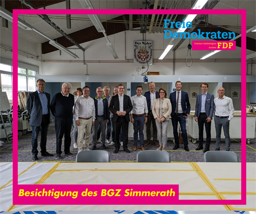 Besichtigung des BGZ Simmerath