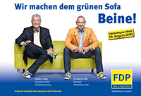 Wir machen dem grünen Sofa Beine!